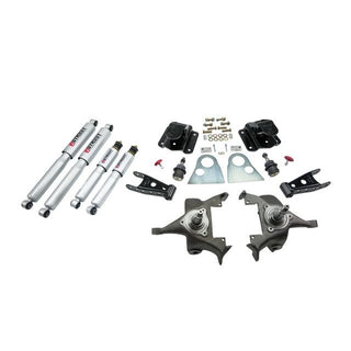 BELLTECH 813SP LOWERING KITS  Front And Rear Complete Kit W/ Street Performance Shocks 1994-1999 Dodge Ram 1500 (Std Cab V8 Auto Trans Only) 2 in. F/4 in. R drop W/ Street Performance Shocks