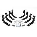 Go Rhino 6840496 - OE Xtreme Wheel To Wheel Side Steps - Mounting Brackets Only - Black Powder Coat