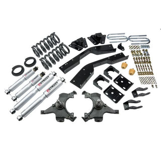 BELLTECH 789SP LOWERING KITS  Front And Rear Complete Kit W/ Street Performance Shocks 1992-1994 Chevrolet Suburban (2WD 3/4 Ton 6 Lug) 4 in. or 5 in. F/7 in. R drop W/ Street Performance Shocks