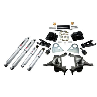 BELLTECH 818SP LOWERING KITS  Front And Rear Complete Kit W/ Street Performance Shocks 1994-1999 Dodge Ram 1500 (Ext Cab V8 Auto Trans Only) 2 in. F/4 in. R drop W/ Street Performance Shocks