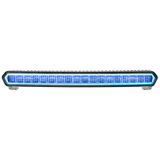 RIGID SR-L Series 20 Inch Off-Road LED Light Bar Blue Halo Black Housing