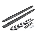 Go Rhino 69604787ST - RB30 Slim Line Running Boards With Mounting Bracket Kit - Protective Bedliner Coating