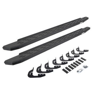 Go Rhino 69605880T - RB30 Running Boards With Mounting Bracket Kit - Protective Bedliner Coating