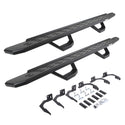 Go Rhino 6960998020PC - RB30 Running Boards With Mounting Brackets & 2 Pairs Of Drops Steps Kit - Textured Black