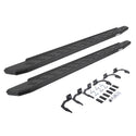 Go Rhino 69609980T - RB30 Running Boards With Mounting Bracket Kit - Protective Bedliner Coating