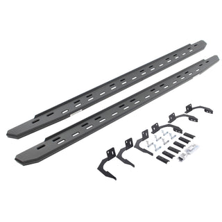 Go Rhino 69610687SPC - RB30 Slim Line Running Boards With Mounting Bracket Kit - Textured Black