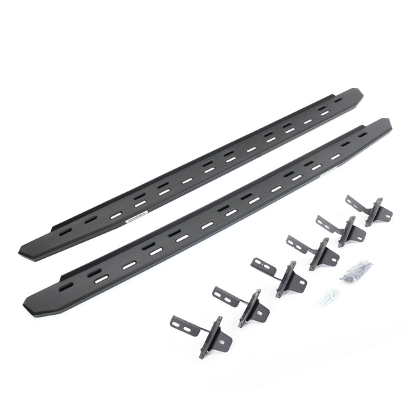 Go Rhino 69612973SPC - RB30 Slim Line Running Boards With Mounting Bracket Kit - Textured Black