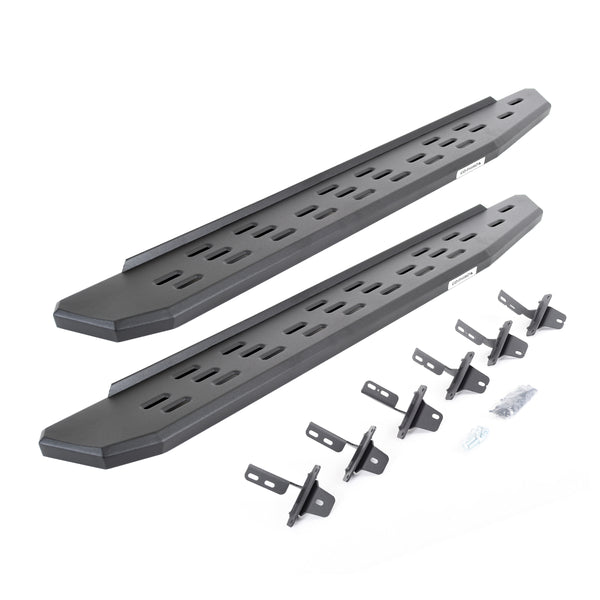 Go Rhino 69613157PC - RB30 Running Boards With Mounting Bracket Kit - Textured Black