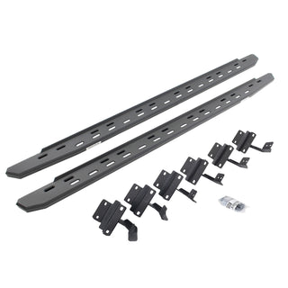 Go Rhino 69615087PC - RB30 Running Boards With Mounting Bracket Kit - Textured Black