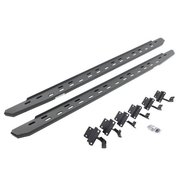 Go Rhino 69615587SPC - RB30 Slim Line Running Boards With Mounting Bracket Kit - Textured Black