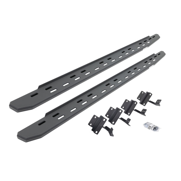 Go Rhino 69617780SPC - RB30 Slim Line Running Boards With Mounting Bracket Kit - Textured Black