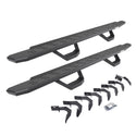 Go Rhino 6962358020T - RB30 Running Boards With Mounting Brackets & 2 Pairs Of Drops Steps Kit - Protective Bedliner Coating