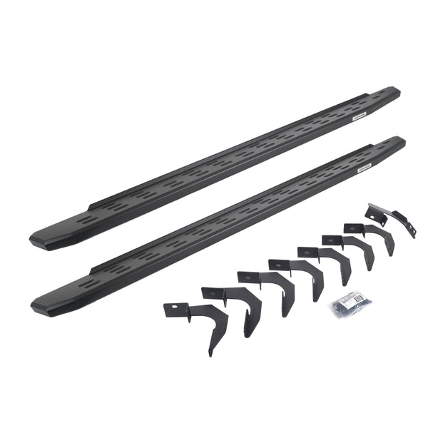 Go Rhino 69623580PC - RB30 Running Boards With Mounting Bracket Kit - Textured Black