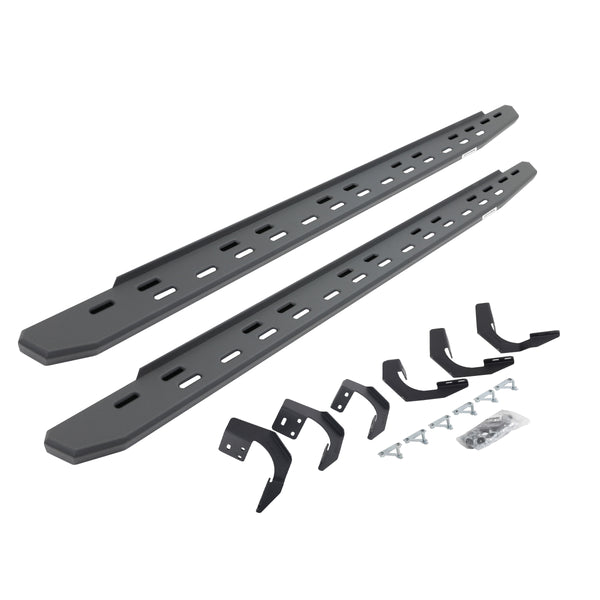 Go Rhino 69629980SPC - RB30 Slim Line Running Boards With Mounting Bracket Kit - Textured Black