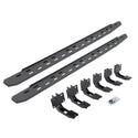 Go Rhino 69630680ST - RB30 Slim Line Running Boards With Mounting Bracket Kit - Protective Bedliner Coating