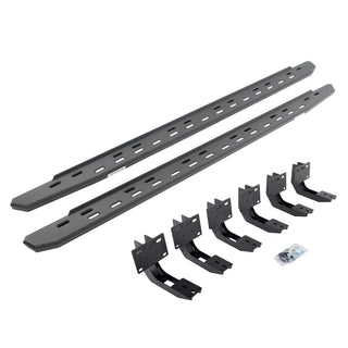 Go Rhino 69630687SPC - RB30 Slim Line Running Boards With Mounting Bracket Kit - Textured Black