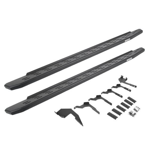 Go Rhino 69636880PC - RB30 Running Boards With Mounting Bracket Kit - Textured Black