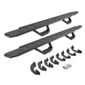 Go Rhino 6964158020T - RB30 Running Boards With Mounting Brackets & 2 Pairs Of Drops Steps Kit - Protective Bedliner Coating