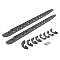 Go Rhino 69641580ST - RB30 Slim Line Running Boards With Mounting Bracket Kit - Protective Bedliner Coating