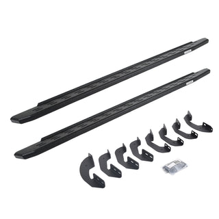 Go Rhino 69641687T - RB30 Running Boards With Mounting Bracket Kit - Protective Bedliner Coating