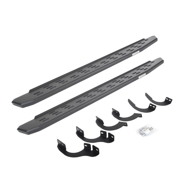 Go Rhino 69642568PC - RB30 Running Boards With Mounting Bracket Kit - Textured Black