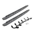 Go Rhino 69642568ST - RB30 Slim Line Running Boards With Mounting Bracket Kit - Protective Bedliner Coating