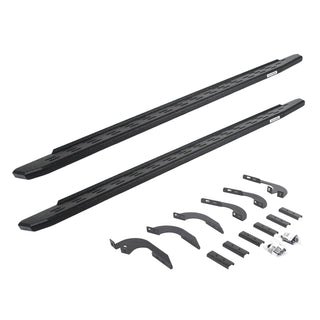 Go Rhino 69642987T - RB30 Running Boards With Mounting Bracket Kit - Protective Bedliner Coating