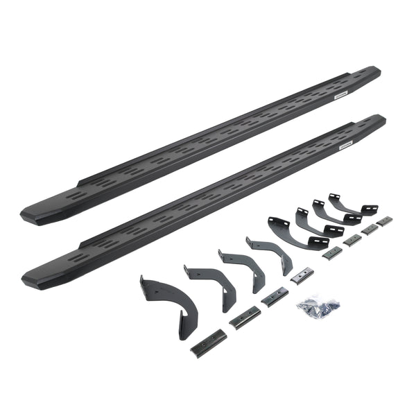 Go Rhino 69643580PC - RB30 Running Boards With Mounting Bracket Kit - Textured Black