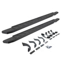 Go Rhino 69643580T - RB30 Running Boards With Mounting Bracket Kit - Protective Bedliner Coating