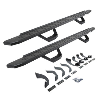 Go Rhino 6964397320T - RB30 Running Boards With Mounting Bracket Kit - Textured Black