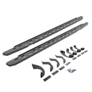 Go Rhino 69643687SPC - RB30 Slim Line Running Boards With Mounting Bracket Kit - Textured Black