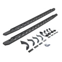 Go Rhino 69643687ST - RB30 Slim Line Running Boards With Mounting Bracket Kit - Protective Bedliner Coating