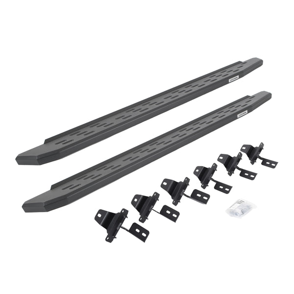 Go Rhino 69650673PC - RB30 Running Boards With Mounting Bracket Kit - Textured Black