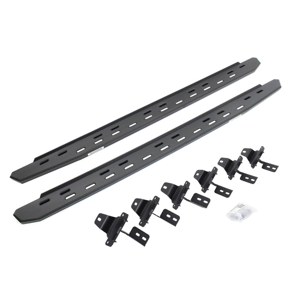 Go Rhino 69650673SPC - RB30 Slim Line Running Boards With Mounting Bracket Kit - Textured Black