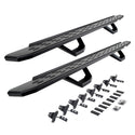 Go Rhino 6965168720PC - RB30 Running Boards With Mounting Brackets & 2 Pairs Of Drops Steps Kit - Textured Black