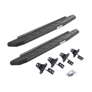 Go Rhino 69692748T - RB30 Running Boards With Mounting Bracket Kit - Protective Bedliner Coating