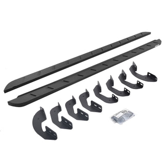Go Rhino 63443580SPC - RB10 Slim Line Running Boards With Mounting Brackets - Textured Black
