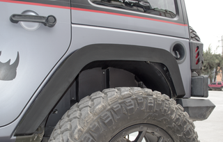 Go Rhino 702002T - Rear Fender Liners - Textured Black