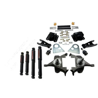 BELLTECH 818ND LOWERING KITS  Front And Rear Complete Kit W/ Nitro Drop 2 Shocks 1994-1999 Dodge Ram 1500 (Ext Cab V8 Auto Trans Only) 2 in. F/4 in. R drop W/ Nitro Drop II Shocks