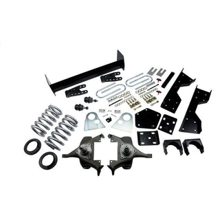 BELLTECH 817 LOWERING KITS  Front And Rear Complete Kit W/O Shocks 1994-1999 Dodge Ram 1500 (Std Cab V8 Auto Trans Only) 4 in. or 5 in. F/6 in. or 7 in. R drop W/O Shocks
