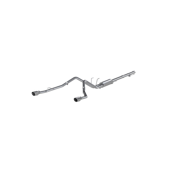 MBRP Exhaust 2 1/2in. Cat Back; Dual Split Rear; AL (through stock bumper)