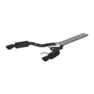 MBRP Exhaust 3in. Cat Back; Dual Split Rear; Street Version; 4.5in. tips; Black Coated