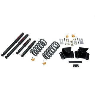 BELLTECH 803ND LOWERING KITS  Front And Rear Complete Kit W/ Nitro Drop 2 Shocks 1997-2004 Dodge R/T 1 in. F/2 in. R drop W/ Nitro Drop II Shocks