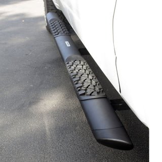 Go Rhino V3451687T - V3 Series Aluminum Side Steps with Mounting Brackets - Textured Black