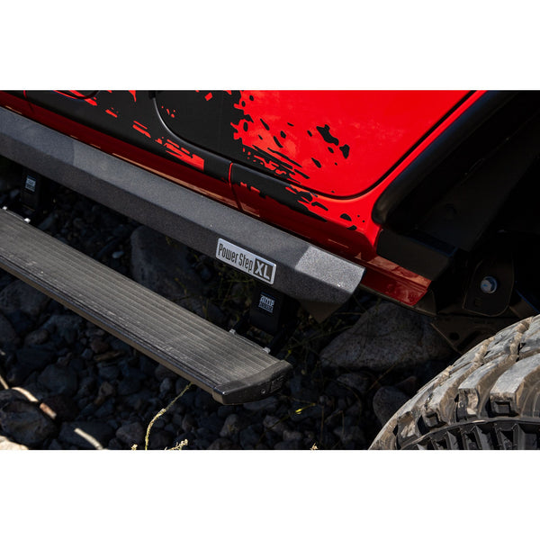 AMP Research 77132-01A PowerStep XL Electric Running Boards For 2018-2022 Jeep Wrangler JL 4-Door Includes Gas Diesel 4xe Models