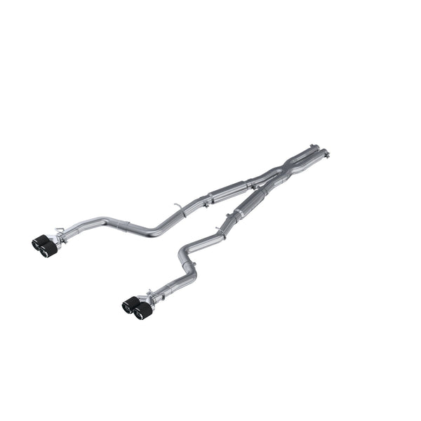 MBRP Exhaust 3in. Cat Back; Dual Rear; Quad Tips