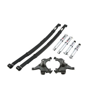 BELLTECH 798SP LOWERING KITS  Front And Rear Complete Kit W/ Street Performance Shocks 1995-1999 Chevrolet Suburban (2WD 3/4 Ton) 2 in. F/3 in. R drop W/ Street Performance Shocks