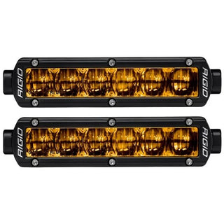 RIGID SR-Series DOT/SAE J583 6 Inch Selective Yellow LED Fog Light Pair