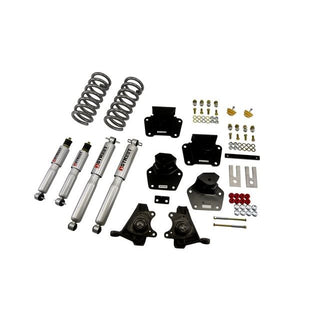 BELLTECH 806SP LOWERING KITS  Front And Rear Complete Kit W/ Street Performance Shocks 1991-1996 Dodge Dakota (Std Cab V8) 4 in. F/4 in. R drop W/ Street Performance Shocks