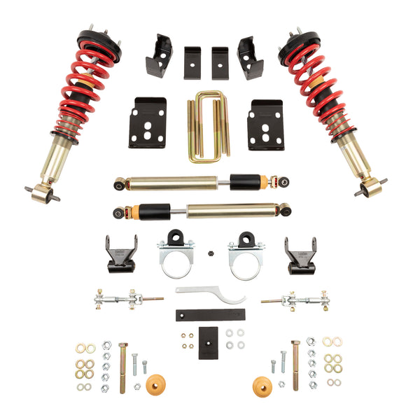 BELLTECH 1000SPAC PERF COILOVER KIT + Complete Kit Inc. Damping/Height Adjustable Front Coilovers 2015-2020 Ford F150 2WD/4WD (All Cabs)